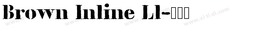 Brown Inline Ll字体转换